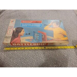 Vintage Battleship Board Game 1971 Milton Bradley 4730 Complete w/ Original Box